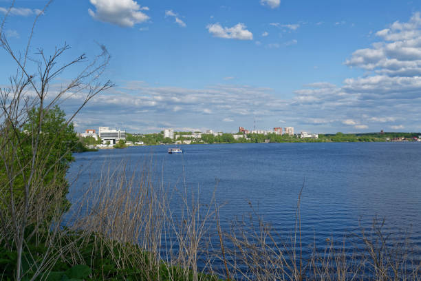 istock Summer landscape in a park by the lake 982914028