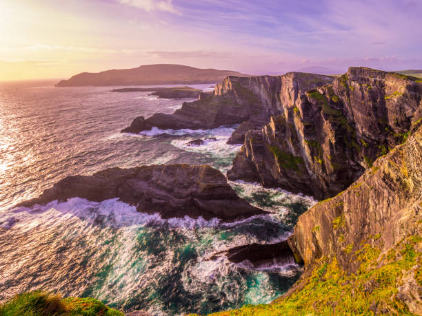 istock The Kerry Cliffs in Ireland - amazing sunset view 983027956