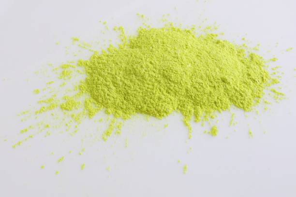 Light Yellow mica pigment for cosmetic Light Yellow mica pigment for cosmetic mica powder stock pictures, royalty-free photos & images
