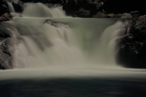 Preston Falls long exposure A long exposure of Preston Falls in Stanislaus National Forest. stanislaus national forest stock pictures, royalty-free photos & images