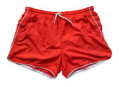 Swimming shorts - red