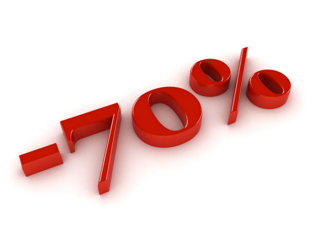 istock 70 Percent Discount on white background 983115390