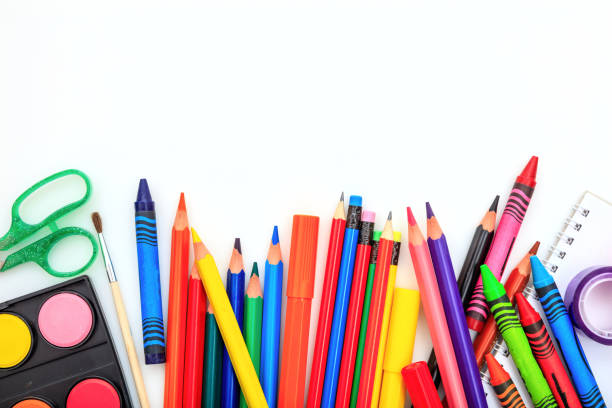 istock School supplies on white background 983118012
