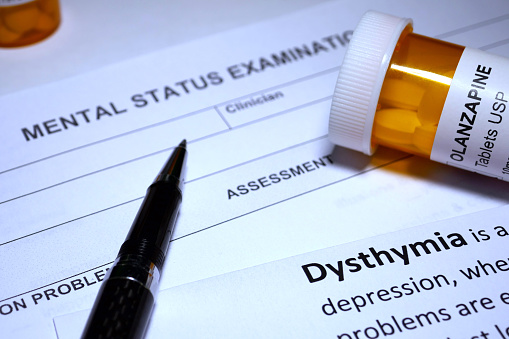 Dysthymia - type of mood disorder.