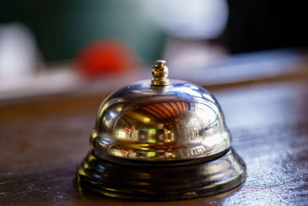 istock Service bell at the restaurant. 983158088