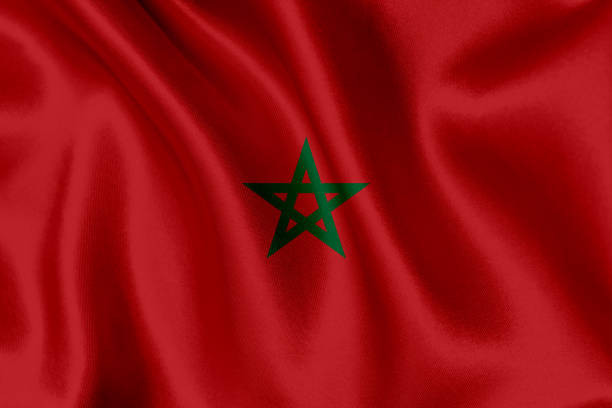 istock Flag of Morocco waving background 983176684