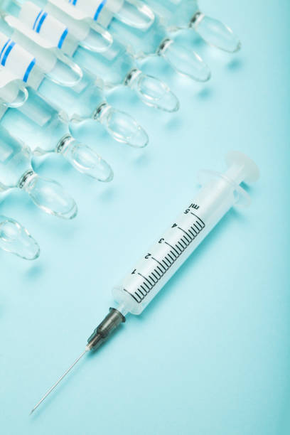 istock Spilled ampoules with the vaccine 983219588