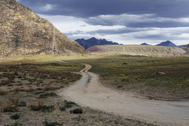 istock Road in the Altai Republic in spring 983227180