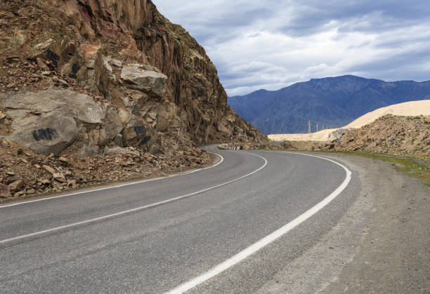 istock Road in the Altai Republic in spring 983227212