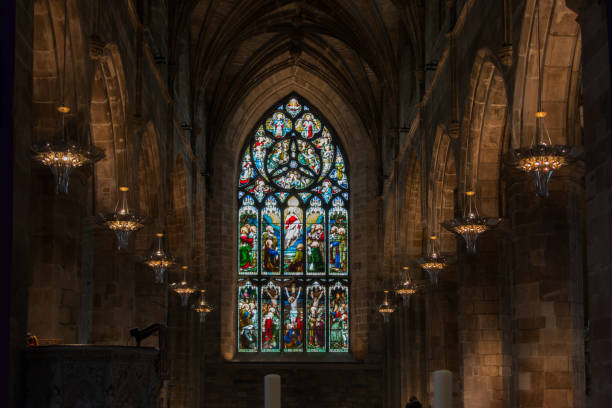 Stained Glass Windows in St Giles' Cathedral, Edinburgh