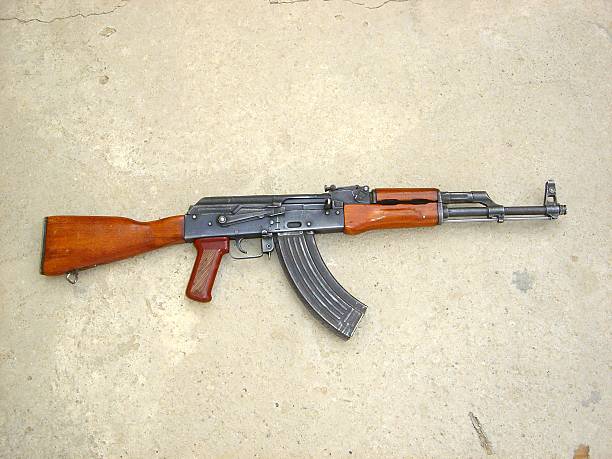 AK-47 Assault Rifle stock photo