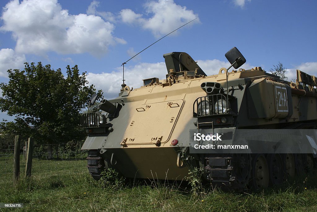 tank front view  Afghanistan Stock Photo