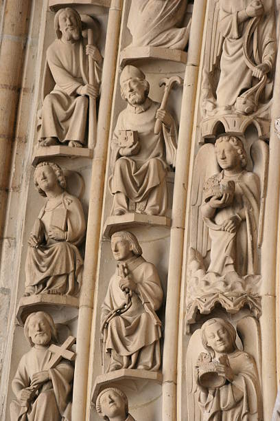 istock Carvings of saints 98327317