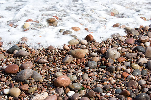 istock Sea water on seashore pebbles 98328017