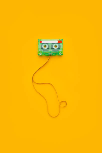 istock Top view of audio cassette 983284484