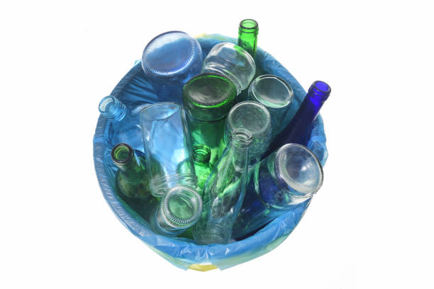 istock recycling glass on white bacKground 983302142