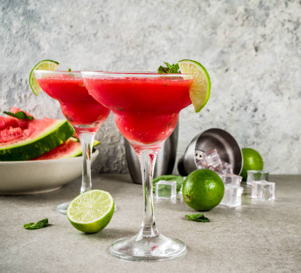 istock Watermelon margarita cocktail 983305318