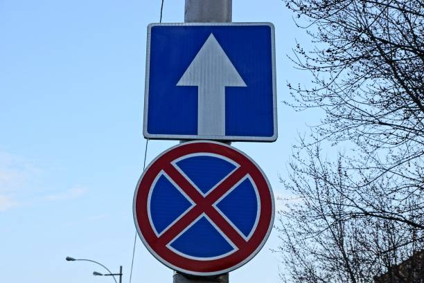 istock two road signs on a pole against the sky 983315892