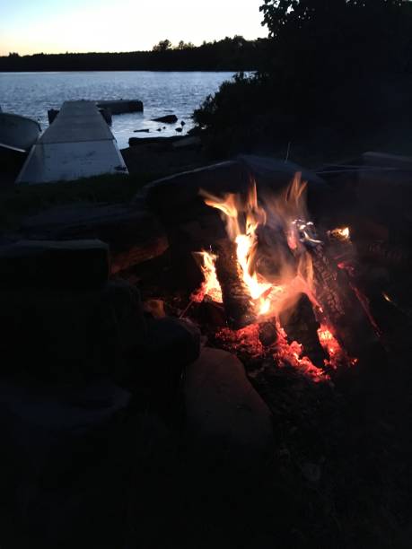 istock Summer sunset by Lake Hebron, Maine 983321746