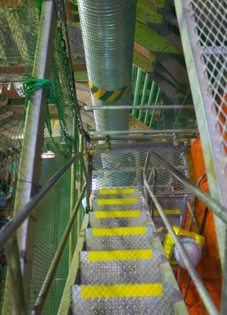 istock Metal ladder at a construction site 983325982