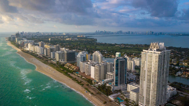 istock Miami Beach shot with a 4k dji drone 983358294