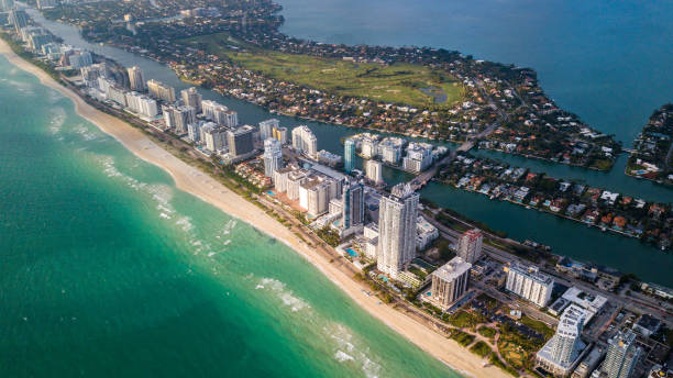 istock Miami Beach shot with a 4k dji drone 983358302