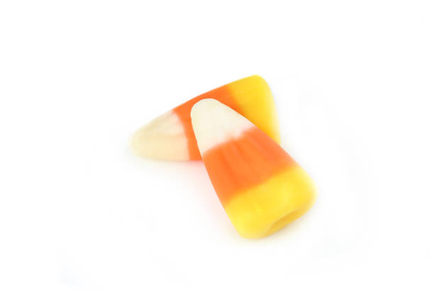 istock Halloween candy corns isolated on white 983367336