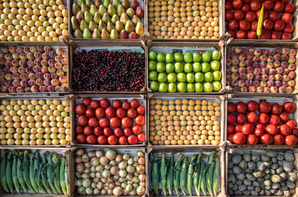 istock fresh fruits and vegetables on sale 983426096