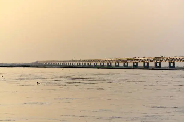 Photo of Bogibeel Bridge over Brahmaputra River