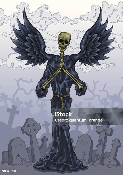 Angel Of Death Stock Illustration - Download Image Now - Grim Reaper, Praying, Angel