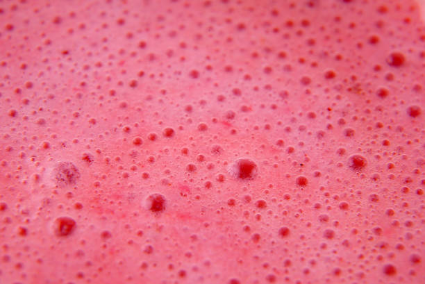 Delicious and creamy foam milk shake