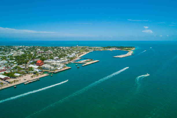 istock Aerial scenic Key West Florida photo 983502174