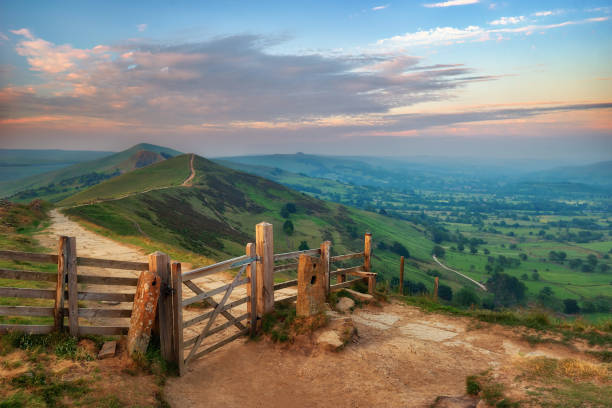 istock Hiking Path on Mam Top in Peak District during Sunset in 2018 983503216