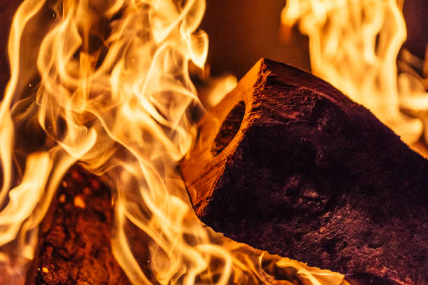 istock Close-up of a wood fire. 983509216