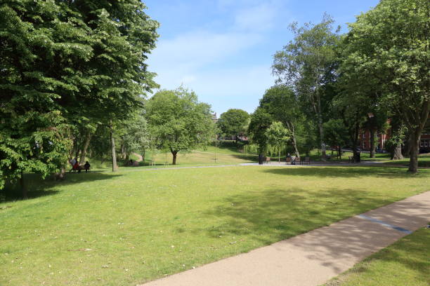 istock The beautiful and tranquil Winkley Square, Preston. 983624402