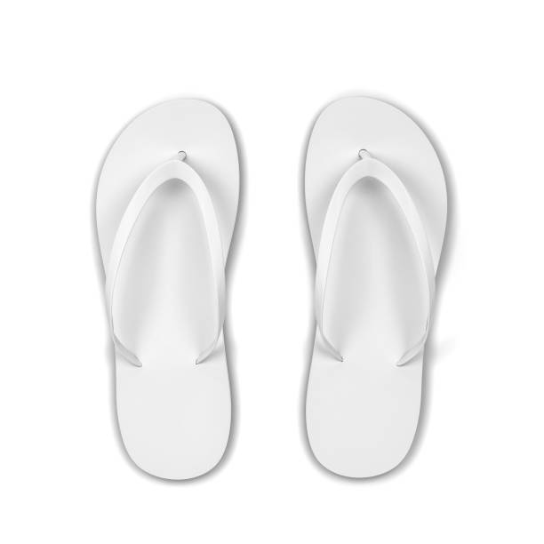 istock Pair of blank flip flops 983648256