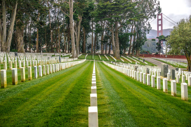 istock Cemetery and Golden Gate Bridge 983658760