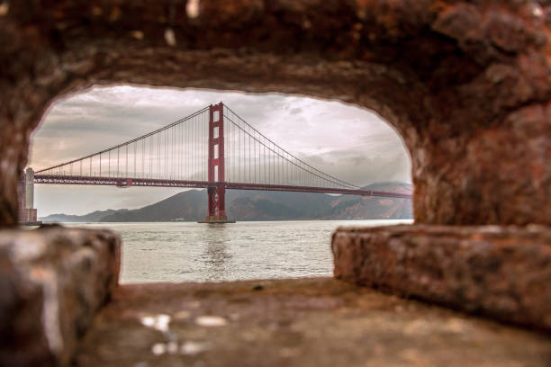 Low Angle View of Golden Gate Bridge