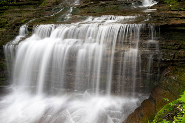 istock Waterfalls at Buttermilk Falls State Park in New York State 983662410