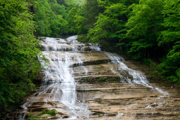 istock Waterfalls at Buttermilk Falls State Park in New York State 983662508