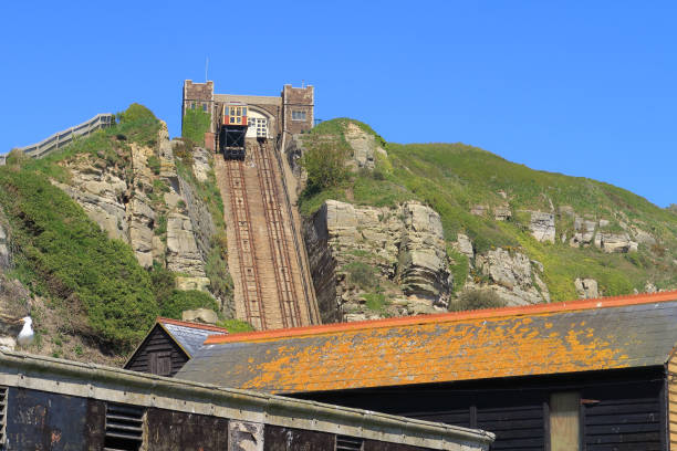 istock East cliffs railway overlooking Hastings Old town 983668370