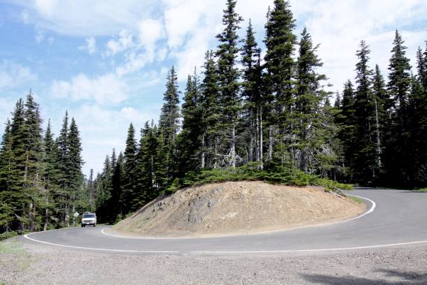 istock Mountain Hairpin Turn 983683520