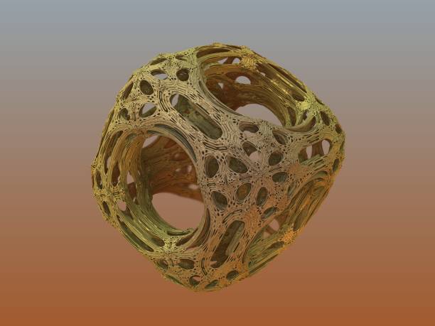 istock futuristic digital 3d art fractal illustration - look in the infinity 983703748