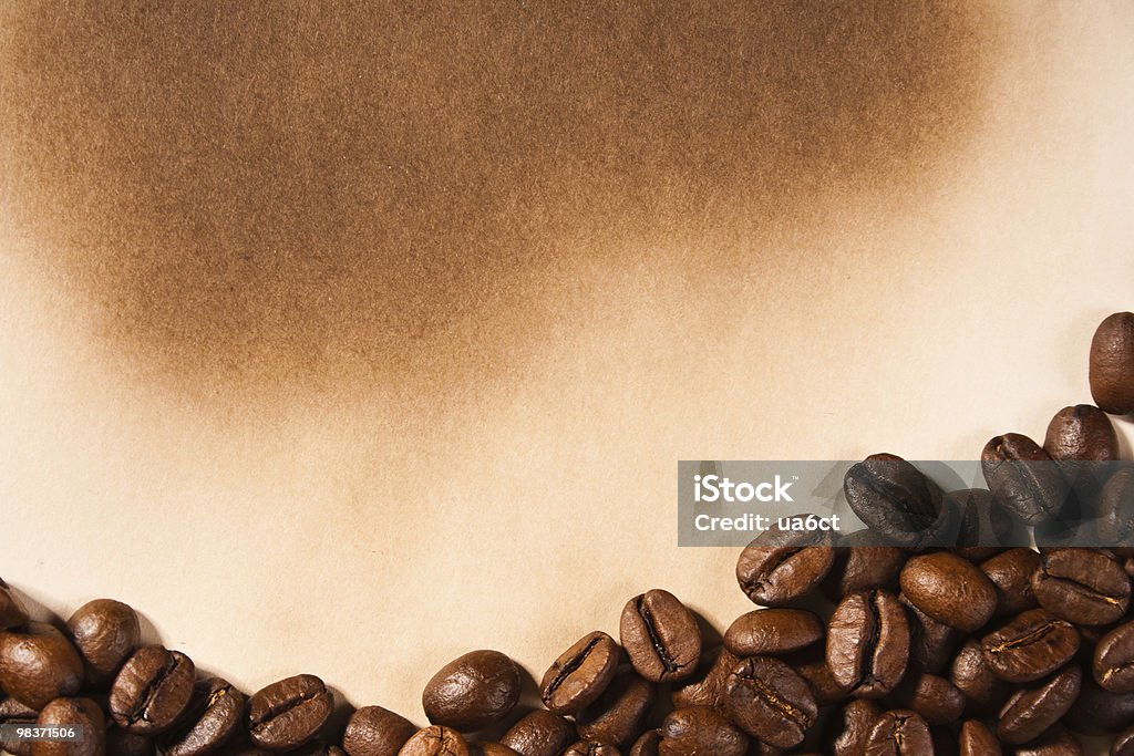 커피 원두 올드 종이 - 로열티 프리 0명 스톡 사진