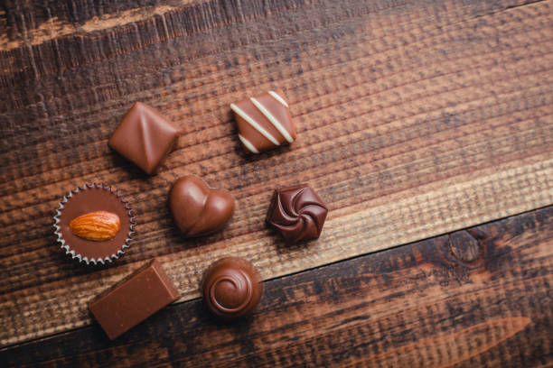 istock chocolate on the wood table 983716312