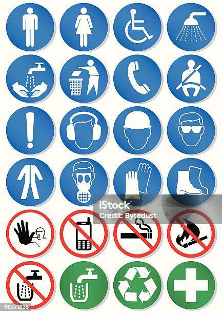Vector Set Of Different International Communication Signs Stock Illustration - Download Image Now