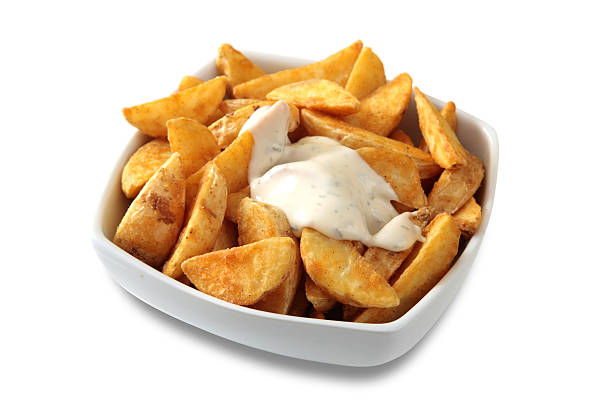 istock potato wedges and sauce 98371977