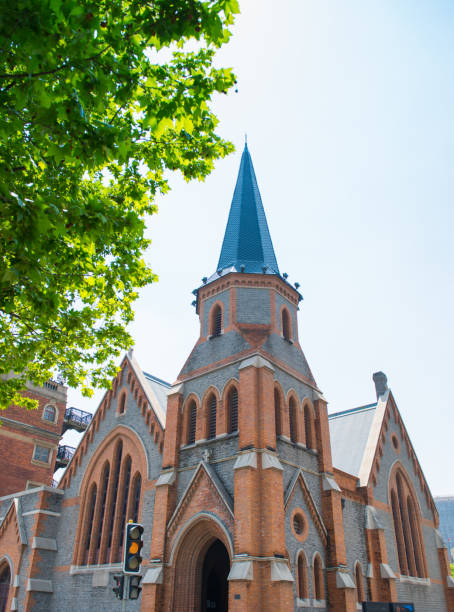 istock The building with a blue spires. 983740262