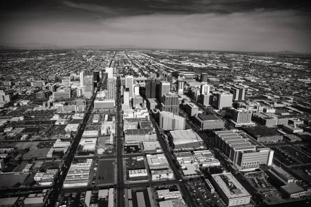 istock Phoenix Cityscape in Black and White 983746420