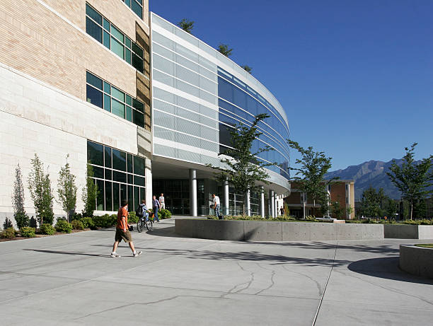 College / University Campus  brigham young university stock pictures, royalty-free photos & images